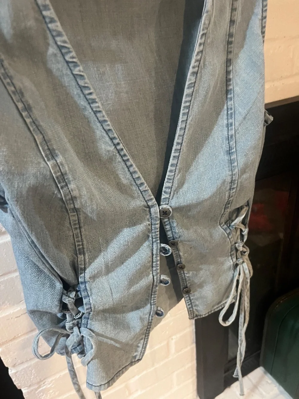 Free People | Denim Vest | XS - Picture 4 of 7